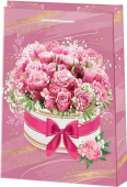 Бумажные подарочные пакеты "Цветы" 10-41-211