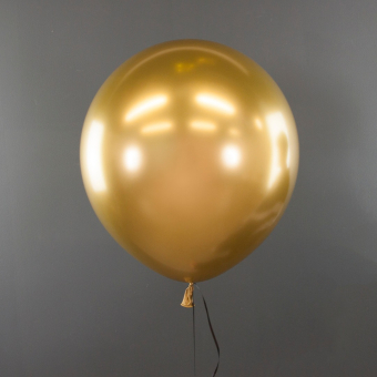 Воздушные шары хром "Золото" 918025