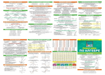 Помогайка буклет-гармошка по алгебре 87.811