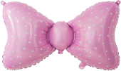 Фольгированный шар "Бант. Розовый" 19567