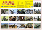 Демонстрационный плакат "Военные профессии" арт.978-5-9949-2964-3