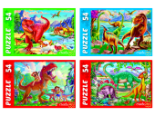 Пазл для детей в ассортименте "Мир динозавров" П54-3289
