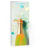 Бумажный подарочный пакет "Игристое настроение. Дизайн №4" 503573