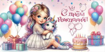 Конверт для денег "С Днём Рождения" 5.0000501