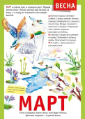 Плакат "12 месяцев: Март" 071.496