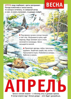 Плакат "12 месяцев: Апрель" 071.497