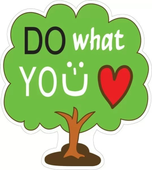Украшение на скотче "Do what you love" 079.365