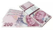 Сувенирные купюры (80 шт.) "200 турецких лир" AD0000139