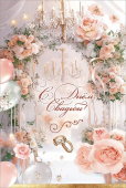 Открытка "С Днём Свадьбы" 5.0001238