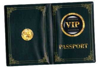 Обложка для паспорта "VIP" RUXX00160