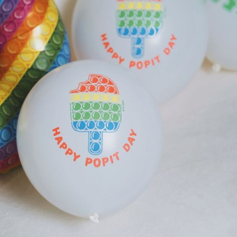 Воздушные шары "Happy Pop It Day" арт.4690296075330