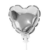 Топпер шар Самодув "Сердце Silver" арт.4690296067342