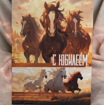 Открытка "С Юбилеем" OF15