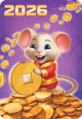 Карманный календарь 2026 "Денежные символы и символы удачи" КГ-26-261