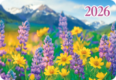 Карманный календарь 2026 "Полевые цветы" КГ-26-315