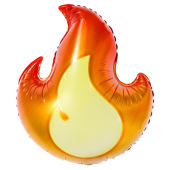 Фольгированный шар "Огонь" 1207-5102