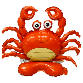Фольгированный шар "Крабик AIR" 1208-0722