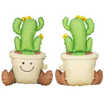 Фольгированный шар "Кактус в горшке AIR" 1208-0859