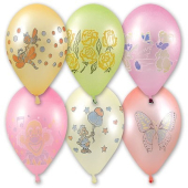 Воздушные шары "Ассорти с рисунком" 1103-0011