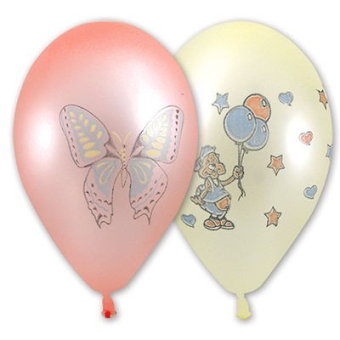 Воздушные шары "Ассорти с рисунком" 1103-0011