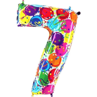 Фольгированный цифра "7" Шары 1207-2095