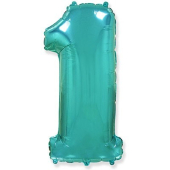 Фольгированный цифра "1" Tiffany 1207-3262