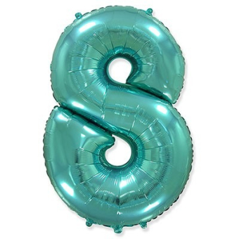 Фольгированный цифра "8" Tiffany 1207-3269