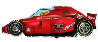 Фольгированный шар "Машина красная" 1207-3541