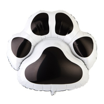 Фольгированный шар "Лапка. Чёрный" 1207-4689