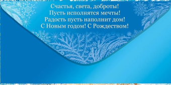 Конверт для денег "С Новым годом и Рождеством!" 9.0001254