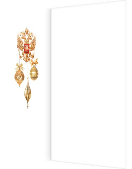 Открытка с символом РФ "Счастья и удачи в новом году" 2-01-5653