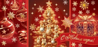 Конверт для денег "С Новым годом!" 2-17-5167