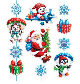 Гирлянда на ленте "Новогодняя сказка" 8-17-5001 Гирлянда на ленте "Новогодняя сказка" 8-17-5001