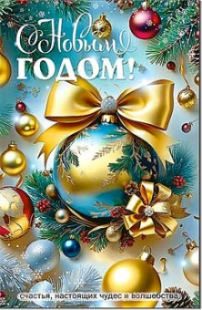 Открытка "С Новым Годом" 23-979 Открытка "С Новым Годом" 23-979