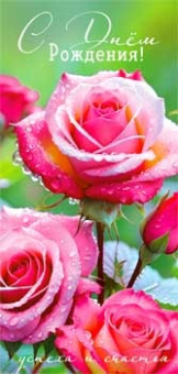 Конверт для денег "С Днём Рождения" 90-1842