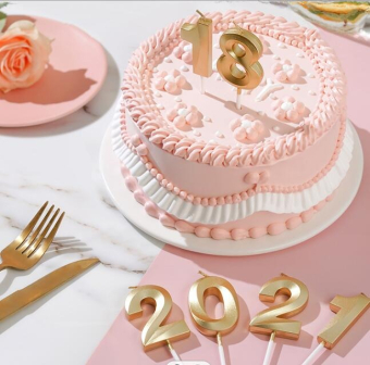 Свеча-цифра "3" Грани арт.802983 Свеча-цифра "3" Грани арт.802983