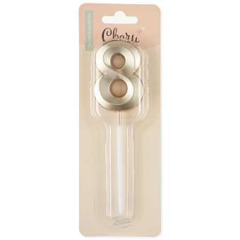 Свеча-цифра "8" Грани арт.802988 Свеча-цифра "8" Грани арт.802988