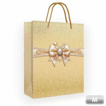 Подарочный пакет "Бант на золотом" 5.0001462