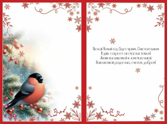 Открытка "Добра и Счастья в Новом Году" 5.0001672