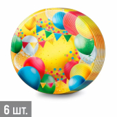 Одноразовые тарелки для праздника "Воздушные шары" 3.0000865