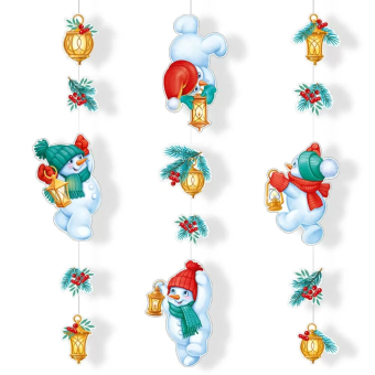 Оформительский набор "Снеговики с волшебными фонариками" 3.0001186 Оформительский набор "Снеговики с волшебными фонариками" 3.0001186