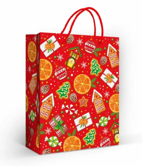 Бумажные подарочные пакеты "Новогодние лакомства" 3.0001287