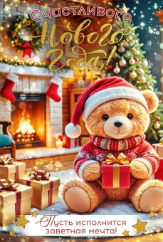 Открытка "Счастливого НГ" 9.0001368