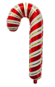 Фольгированный шар "Леденец трость" Ч54343 Фольгированный шар "Леденец трость" Ч54343