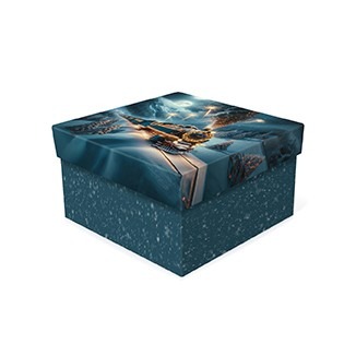 Набор подарочных коробок КВАДРАТ 3в1 "Новогодний микс" Д10103К.373