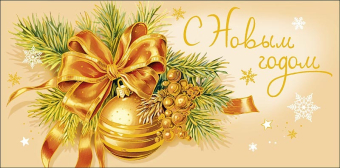 Конверт для денег "С Новым Годом" 0320.893