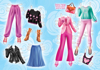 Книжка Одень куклу "Милая блондинка" ОВБ-010