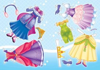 Книжка Одень куклу "Стильная принцесса" ОВБ-012