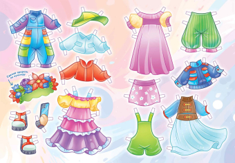 Книжка Одень куклу "Модная зайка" ОВБ-018