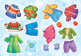 Книжка Одень куклу "Самый стильный кот" ОВБ-020